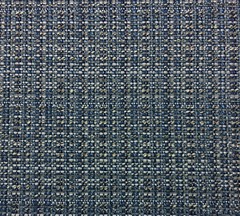 BALLARD DESIGNS COCO TWEED BLUE SILVER METALLIC THREADS FABRIC BY THE YARD 55″W