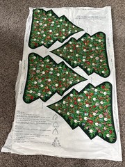 Vintage Cranston VIP Christmas “Old-Fashioned Tree” Cut N Sew Fabric Panel