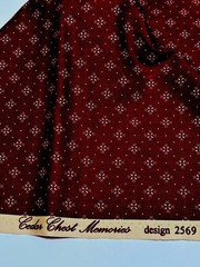 2 Yards of A Vintage Civil War Era Reproduction Fabric