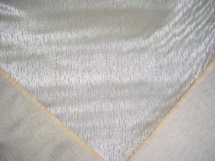 1-3/4Y Robert Allen Beacon Hill 219012 Graphic Grid Silver Upholstery Fabric