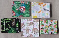 25 Fat Quarters, Assorted Animal Patterns, Multicolor 18″x21″ Cotton Fabric