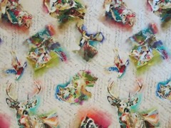 Newspaper Newsprint Print Books Paper Pages Cotton Fabric BTHY