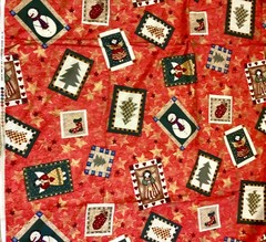 FAT QTR 18×21 OR YARDAGE VTG JOANN TIS THE SEASON CHRISTMAS FABRIC COMBINE SHIP