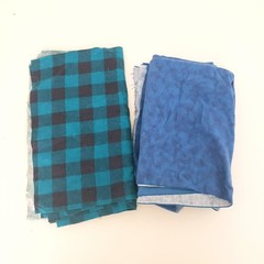 Fabric Scraps For Craft Varies of Sizes n Fabric Types – Theme Blue 13oz