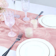 Sheer Organza Fabric by the Yard, 60 Inch Wide Rose Gold Organza Fabric