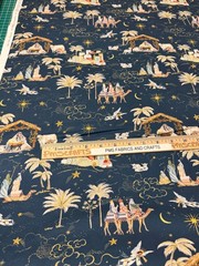 MODA 2026 Christmas Silent Night per yard 100% cotton fabric 36 x 44 Nativity 12