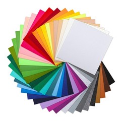 Stiff Felt Fabric Sheets 12×12 Inch 30x30cm 2mm Thick Assorted 40 PCS