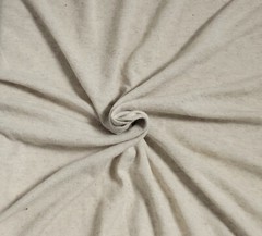 Natural Linen Cotton 1×1 Rib Knit Fabric By the Yard 160GSM 72″ 3/24