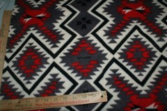Southwest Design Fleece Fabric 1 Y + 20″ X 60″ W Western Craft Fast Shipping