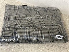 Brown And Navy Suit Remnant Material 184” X 43”