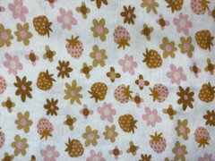 100% Knitted Cotton Jersey 260gsm- Digitally Printed Strawberry Floral Print