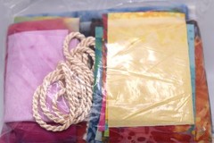 Lot of 5 Quilt Kits Patterns & Fabric Row By Row Boats Sewing Sailing Buttons