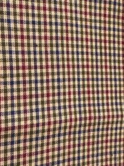 1/4 yard x 44″ Cotton Plaid Fabric Red/Blue/Beige Sewing Crafts Quilting