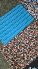 Lot of 11 Large Vintage Fabric Pieces – Floral & Pattern Prints – 1.5×1.5m Each