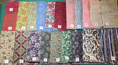 YOUR CHOICE: SCRAPS, FQs 1/4 Yds paisley floral calico cotton quilting Fabric