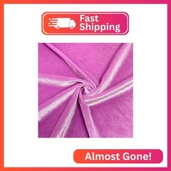 Valentina Textile Inc Stretch Velvet Fabric is 58/60″ inches Wide (1 Yard,Orchid