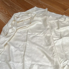 White Silk and Cashmere Fabric 58×57 inches 147×144 cm Made in Italy