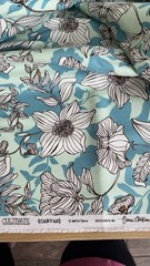 2 Yds Cotton Canvas Fabric Designed By Bonnie Christine For Art Gallery Fabrics.