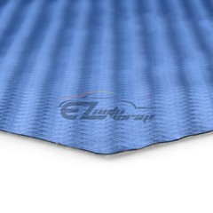 Blue Carbon Fiber Fabric Cloth Marine Vinyl 54″ Wide Plain Weave Upholstery