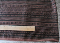 3 yard 20″ x 44″ Quilt Fabric Jeweled Essentials Brown flowers Avlyn Studios