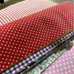 Lot Of 50 10”x10” Squares Fabric New Perfect For Crafts