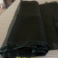 SILK GREEN FABRIC 6 Yards x 21 Inches Wide or 216 Inches x 21 Wide