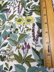 1/2 yard x 42″ Brother Sister Design Studio Floral Cotton Fabric Quilting