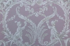 CHIVASSO CURTAIN FABRIC DESIGN Emperors Garden 2.65 METRES CH2664-060 DUSKY PINK