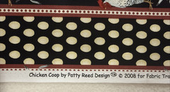 Chicken Coop Egg Border Patty Reed Design For Fabric Traditions 2008 43×46