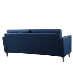 Lorelei Mid-Century Modern Sofa, Navy Blue Fabric, Mid century modern design