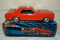 AMF AMERICAN MACHINERY & FOUNDRY FORD MUSTANG COUPE 1/10 N MINT BOXED RARE!!!