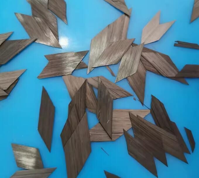 200g Carbon Fiber Chopped Wire Forged Cut Short Fibre Diamond Shaped Flake
