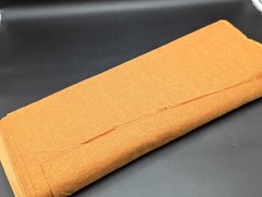 Plaiditudes Fabric Orange Large Herringbone Brushed Cotton 2.6 Yds Soft 44in