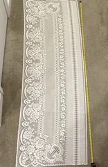 Ivory Floral Lace Sheer (2 Pieces) New-Vintage-Beautiful