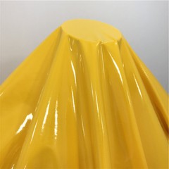 Vinyl Faux Leather Wet Look Glossy Shinny Fabric Mirrored Stretch Dress Bag 57″W