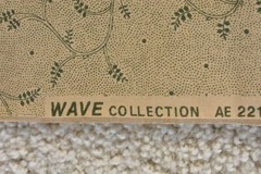 23″ Long, Vintage, Olive Vines on Tan Quilt Cotton, SL Wave Collection, P9633