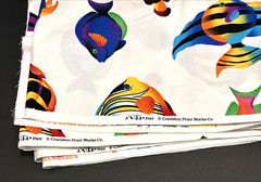 VIP Cranston Big Fish Aquarium Hawaii Fabric 6 Yards