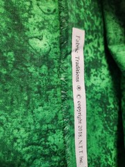2.50 Solid Green Grunge Ombre Splash 100% Cotton Fabric traditions quilting