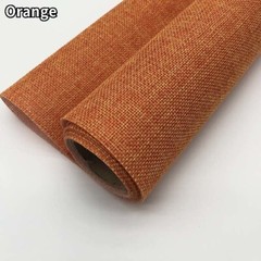 1M Self Adhesive Linen Fabric DIY Wallpaper Upholstery Crafts Furniture Material