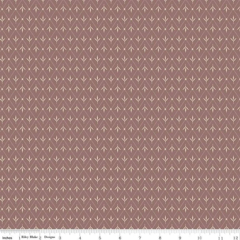 RILEY BLAKE – Threads of Grace by Kassidy Grace – Ivy Marsala 1/4yd