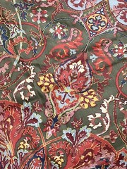 Ralph Lauren GALAHAD Fabric 72″ x 102″ Sateen Sheeting Medallion Old World 2 Yds