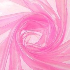 10 Yards x 59″ Clear Iridescent Organza, for Pink Red Laser