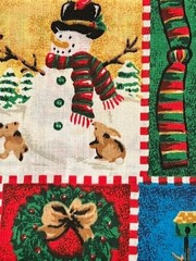 Quilting Fabric Lot – Christmas Holiday Winter, 10 Fat Quarters + 1 FREE!