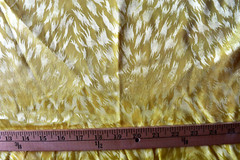 LEMON YELLOW PRINT 100% POLYESTER NO STRETCH FABRIC 65X44 INCHES 1.8 YARD