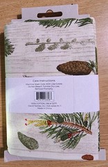 David Textiles – Woodland Pinecones & Evergreen Branches 1 Yard Cut (36″x44″)