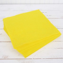 Threadart Yellow Premium Felt Sheets – 50 Pack, 12×12 1.2mm