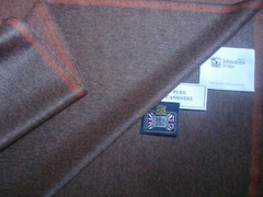 JOHNSTONS OF ELGIN 100% CASHMERE “Rusty Brown Mélange” JACKETING FABRIC = 2.0 m