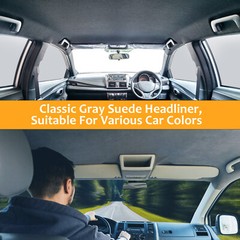 Headliner Fabric 36″x60″ Car Roof Liner Sagging Ceiling Suede US Stock