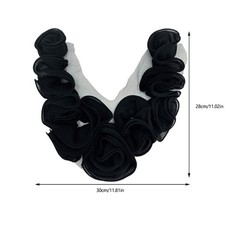 Simple to Install Pleated Patches for Quick Repair Creative Embellishment