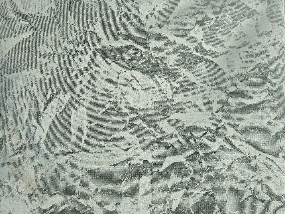 Abstract HBF Grays to Black “Crumpled Paper” Newspaper BTY Contract Heavy Duty